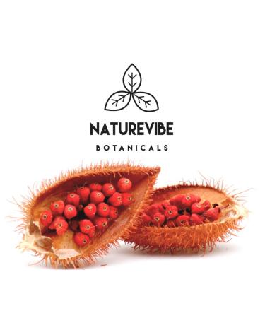 Naturevibe Botanicals Organic Annatto Seeds 10 Ounces - Achiote Whole Seeds for Cooking and Baking - Buy Online on GoSupps.com