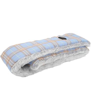 Stylish Electrically Heated Neck Scarf - Cotton 3 Temperature Settings Thickened Comfort for Skiing & Camping - Blue - Buy Online on GoSupps.com