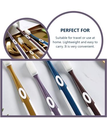 Iwowhero 8ST Nano Toothbrush - Soft Gum Care Toothbrush for Sensitive Teeth | Travel-Friendly Silicone Handle - Family Package - Buy Online on GoSupps.com