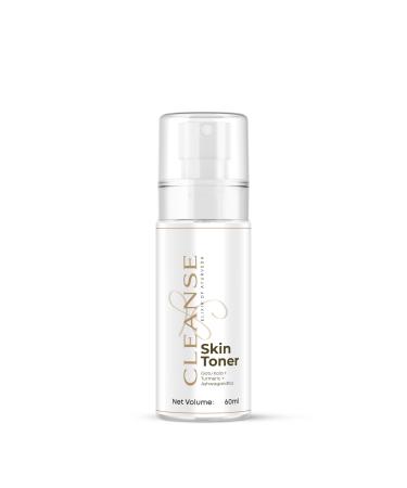 Cleanse Ayurveda Skin Toner with Green Tea & Aloe Vera for Wrinkles & Fine Lines Radiating Face Toner for Women & Men for All Skin Types 1.7 Fl Oz