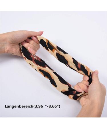 YPKIA Leopard Magic Scrunchies | Large Soft Fabric Hair Ties for Women | Retro Colorful Ponytail Set | Elastic Hair Rubber Bands for Girls - Buy Online on GoSupps.com