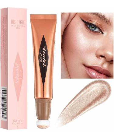 Highlighter Stick | Cheek Liquid Makeup Versatile Highlighter Makeup Stick Adds Shimmer Blends Effortlessly Highlighter Contouring for Cheeks Littryee High Gloss Liquid 03# - Buy Online on GoSupps.com