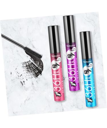 FOMIYES 3pcs Waterproof Mascara Women Mascara Makeup Mascara Eyelash Mascara Eyelash Spoolies Mascara Cream - Buy Online on GoSupps.com