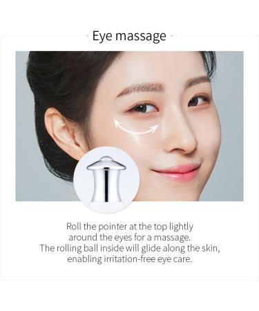 WELLDERMA Unbreakable Stainless Steel Beauty Facial Roller - Magic Cooling Cryo Roller for Puffiness & Wrinkles | Must-Have Skincare Tool - Buy Online on GoSupps.com