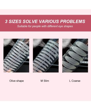 Slide Stripes Double-Sided Eyelid Tapes - 720 Invisible Adhesive Strips for Bumps & Hooded Lids - Buy Online on GoSupps.com