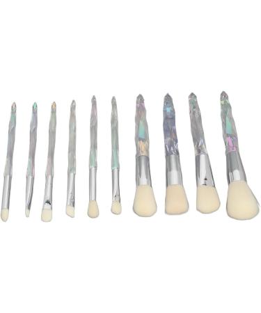 Cosmetic Brush Set Makeup Brush Set 10 Pieces Professional Soft Bristles Easy Coloring for Home - Buy Online on GoSupps.com