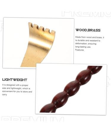 Magiclulu Portable Wooden Back Scratcher - Effective Massage Tool for Itching Relief - Practical Household Body Scratch Tool - Buy Online on GoSupps.com