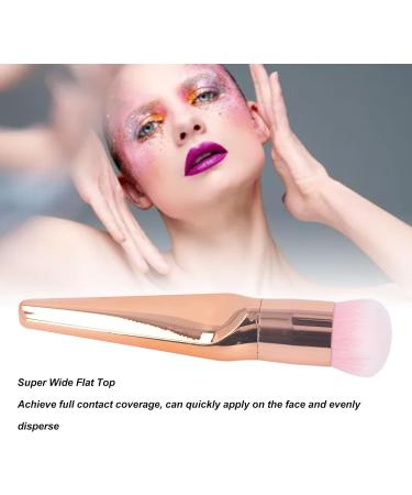 Verdant Touch Facial Makeup Brush Large Powder Brush Ultra Wide Flat Top Contour Brush for Facial Makeup Uniform Dispersion 5.5 inches - Buy Online on GoSupps.com