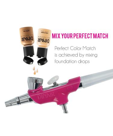 Dinair Airbrush Makeup Foundation in Alabaster | Colair RADIANCE Satin Finish | 0.25 oz. C103 - Buy Online on GoSupps.com