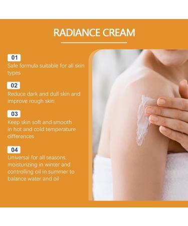YOENBG Bright Whitening Face Cream deepacting moisture and antiaging skin care cream with vitamin C niacinamide and hyaluronic acid gentle antiblemish agent for all skin types 3 - Buy Online on GoSupps.com