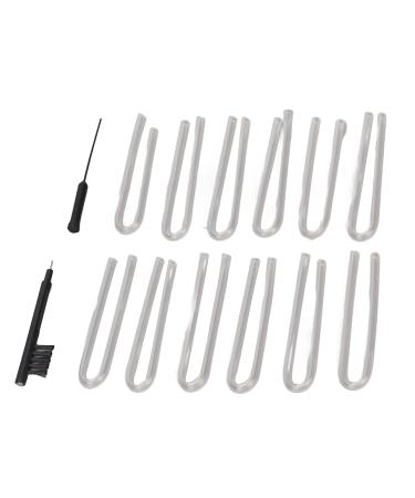 Hearing Aid Hoses & Amplifiers | HDO Model Otoplasty Molded Tubes & Cleaning Brush | Transparent Replacement Listening Tube - Buy Online on GoSupps.com