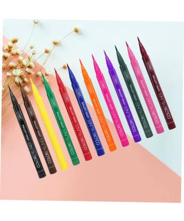 TOVINANNA 36 Pcs Waterproof Liquid Eyeliner Matte Liquid Eyeliner Colored Eyeliner Eye Beauty Pencil 1 count (Pack of 1) As Shownx3pcs - Buy Online on GoSupps.com