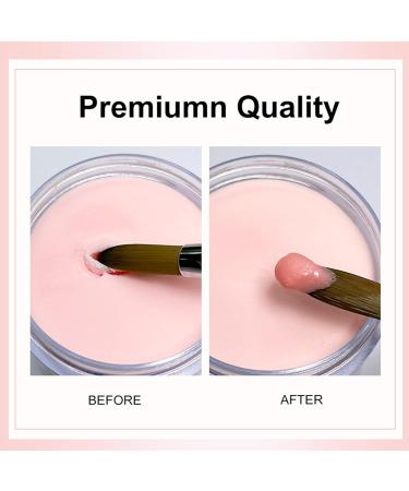 Nude Acrylic Powder - 60g Large Capacity False Nail Powders for Acrylic Extension - Nail Carving without UV Lamp - Buy Online on GoSupps.com