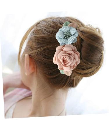 Housoutil Floral Hair Comb Flower Hairpin Jewelry Boxes Wooden Crafts Bridal Hair Jewels for Women Combs for Women Hair Accessories Tiara Women Hair Comb Headgear Korean Version Miss - Buy Online on GoSupps.com