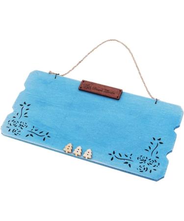 ABOOFAN Blank Hanging Wood Plaque Sign Halloween Body Parts Door Plaque House Number Wooden The Sign medium Blue - Buy Online on GoSupps.com