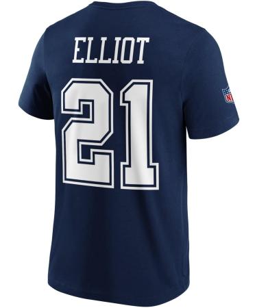 Ezekiel Elliott #21 Dallas Cowboys NFL T-Shirt - Iconic Player Apparel - Navy XXL - Buy Online on GoSupps.com