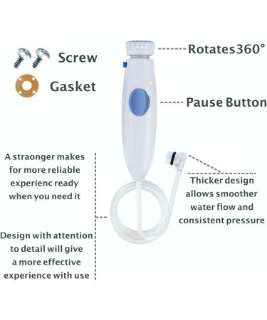 Buy Oral Hygiene Accessories - Standard Water Hose with Plastic Handle for Waterpik Irrigators (WP-100 WP-450 WP-250 WP-300 WP-660 WP-900) - Fast International Shipping - Buy Online on GoSupps.com