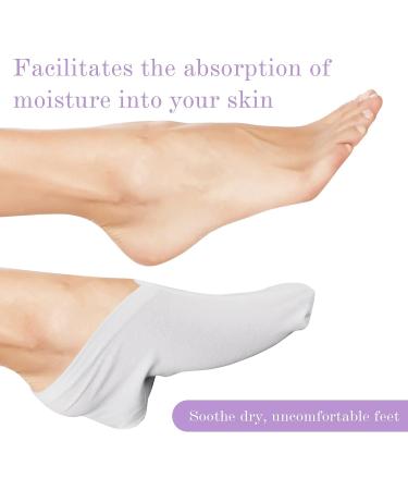 Sibba Moisturizing Socks - 2 Pairs for Women and Men | Overnight Spa Treatment for Dry Cracked Feet | Lotion Infused for Intense Hydration - Buy Online on GoSupps.com