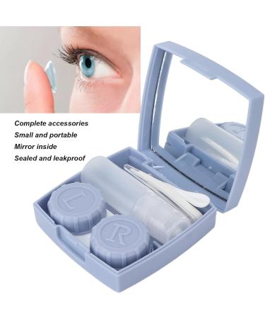 Buy Elegant Contact Lens Box & Case - Durable Compact Design with Care Liquid Bottle for Outdoor Use - Buy Online on GoSupps.com