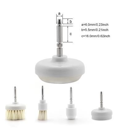 Elitzia Electric Rotary Brush Face Care Instrument Spare Parts - Wool Brush Set and Stone Brush Set - Buy Online on GoSupps.com