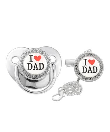 Night baby pacifier nipple baby comfort lock newborn dummy pacifier bpa-free pacifier made of silicone prevents tooth misalignment with chain clip silica silicone unit size