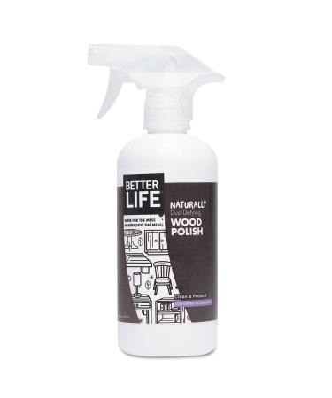 Better Life 895454002119 Naturally Dust-Defying Wood Polish Cinnamon Lavender 16 oz Bottle