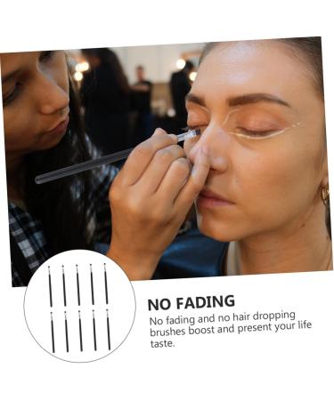 NOLITOY 30 Pcs Angled Eyebrow Brush Eyeliner Brush Eyebrow Applicator Angled Brush Cosmetic Set Bridegroom 13X0.2cmx3pcs Blackx3pcs - Buy Online on GoSupps.com