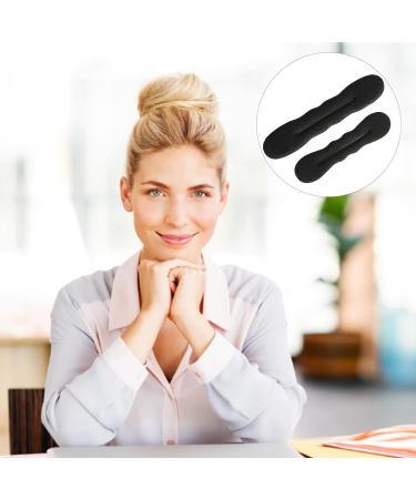 4Pcs Black Magic Hair Bun Maker Set - Sponge Bun Shaper Accessories for Easy Updo Styles - Perfect Gift for Girls and Women (2 Medium 2 Large) - Buy Online on GoSupps.com