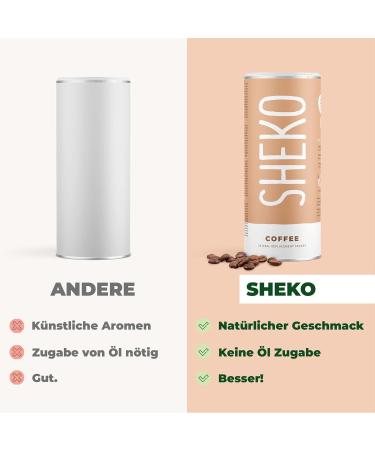 Sheko Coffee Meal Set - 25 Creamy Weight Loss Shakes 200 kcal Gluten-Free & Delicious Diet Shakes for Weight Loss - Buy Online on GoSupps.com