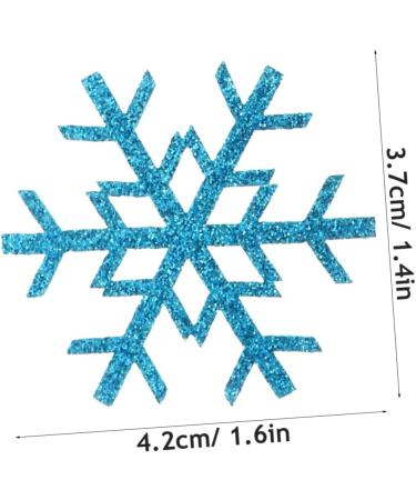 COHEALI 90 Pcs Snowflake Stickers Decals Snowflake Embroidered Patches Sewing Accessories Flash The Fabric - Buy Online on GoSupps.com