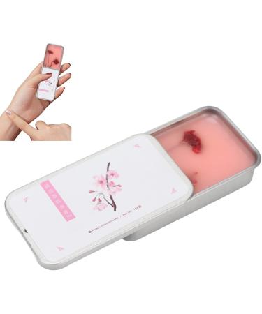 Elegant Solid Perfume Portable Peach Blossom White Tea Scented Solid Balm 12g Safe Travel Friendly for Women on the Go - Buy Online on GoSupps.com