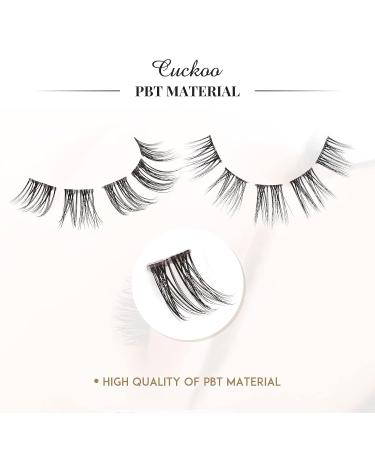 Cuckoo DIY Eyelash Extension 100 Clusters Volume Lashes Set - 3D Effect, Glue Bonded Band for Natural Looking False Eyelashes - Buy Online on GoSupps.com
