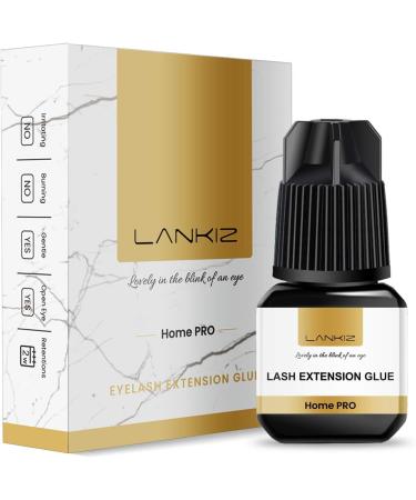 LANKIZ Cluster Lash Glue 5ml - Fast Drying, Long Lasting Semi-Permanent Black Waterproof Adhesive for DIY - 14 Days Retention - Buy Online on GoSupps.com