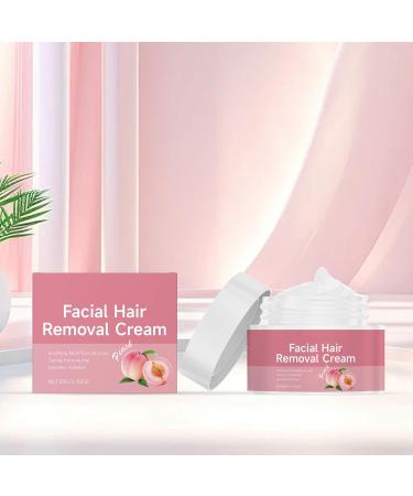 Facial hair removal cream - 50g painless facial shaving cream for women girls mothers wives beauty lovers travelers athletes for beards and eyebrows - Buy Online on GoSupps.com