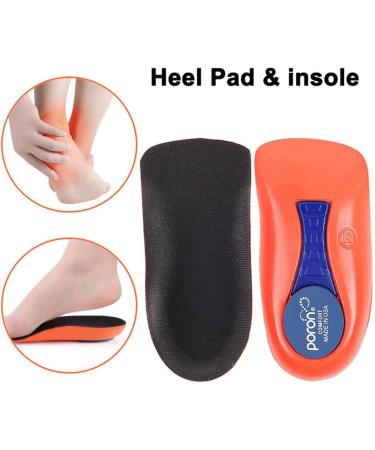 Orthotic Inserts 3/4 Length for Plantar Fasciitis & Flat Feet - Heel Cushion & Arch Support Insoles for Men & Women - Buy Online on GoSupps.com