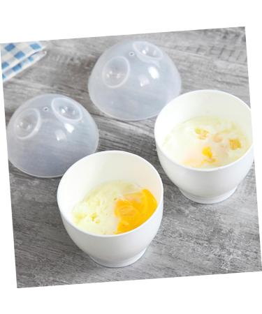 LABRIMP 10pcs Steamed Egg Cup Mini Microwave Stainless Steel Microwave Egg Cups Micro-wave Oven Ceramics - Buy Online on GoSupps.com