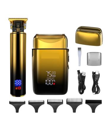 Trimmer 2-in-1 Hair Trimmer & Men's Foil Shaver Electric Razor Barber Haircut Kit Mens Beard Trimmer European Standard Km-2131