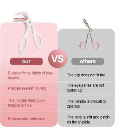 Wide-Angle & Partial Eyelash Curler Combo Set with 2 Silicone Pads - Comfortable Grip for 24-Hour Curling | Shop Now - Buy Online on GoSupps.com