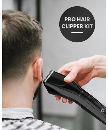 Sejoy Hair Clipper - Cordless Rechargeable Hair Clippers for Men Women & Children with LED Display - Home Haircut Includes 2 Replacement Blades - Buy Online on GoSupps.com