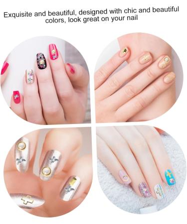 minkissy 45 Boxes Nail Art Accessories Moon Heart Nail Art Nail Decals Nail Stickers Manicures Decoration Jewel Stickers Nail Accessories Manicure Decor Zinc Alloy White Nail Supplies Rivet - Buy Online on GoSupps.com
