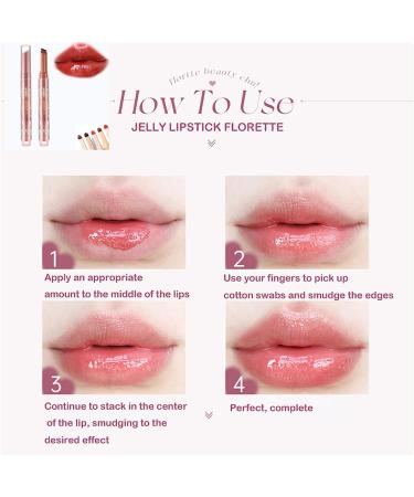 Flortte Jelly Lipstick - Heart Korean Makeup Lip Pen (#03) by Flortte Beauty Chu - Buy Online on GoSupps.com