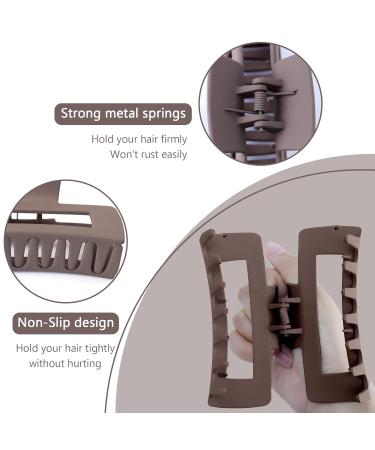 Kavya 10-Piece Hair Clips Set for Women Big Thick Hair Styling Accessories Multi-Color Slippery Hair Clips for Girls - Buy Online on GoSupps.com