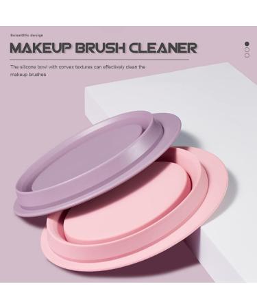 DRESSOOS 1 Set Makeup Brush Cleaning Face Tool Brush Drying Hanger Drying Net Blender Sponge Hanging Drying Rack Drying Rack Clothing Collapsible Makeup Puffs Fold Silicone Cleaning Brush - Buy Online on GoSupps.com