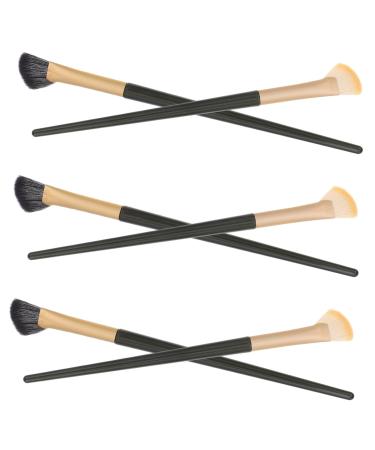 SOESFOUFU 6 Pcs Eyeliner Eyeshadow Brush Angled Makeup Brush Angled Concealer Brush Eye Liner Brush Under Eye Concealer Brush Angled Eyebrow Brush Precision Concealer Brush Eyebrows Brush