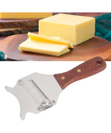 Premium Adjustable Stainless Steel Truffle Plane - Wooden Handle Cheese Disc & Chocolate Razor - Kitchen Hand Tool - Buy Online on GoSupps.com