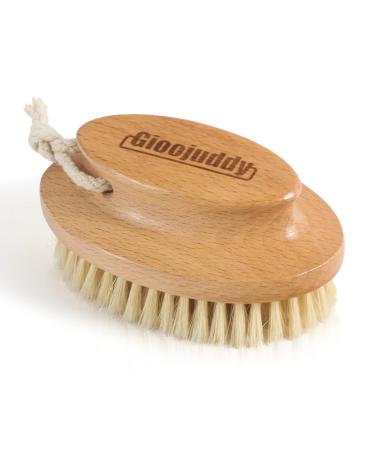 Dry Brushing Body Brush for Cellulite Lymphatic Drainage Remove Dead Skin  Bristles Exfoliating Brush Body Scrub Stimulates Lymph and Blood Circulation Wet and Dry Beechwood SkinScrubber
