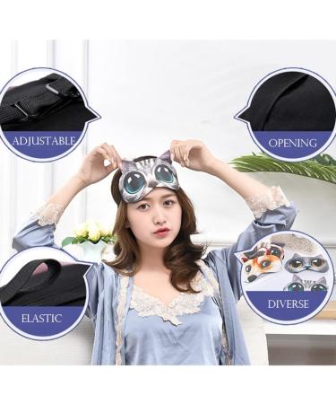 HXINFU Funny Pug Dog 3D Eye Mask for Men - Sleep Blindfold for Home & Office - Buy Online on GoSupps.com
