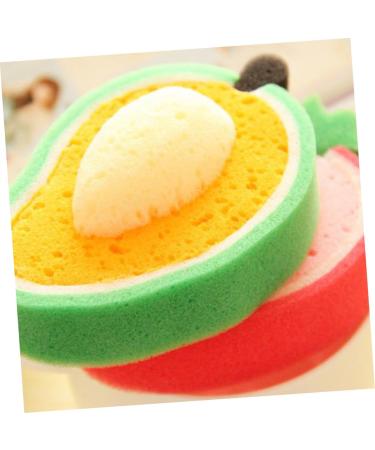 Angoily 12 Pcs Natural Bath Loofah Sponge Exfoliator - Fruit Decor Shower Tool for Exfoliating & Body Scrub - Ideal for Spa & Bath - Buy Online on GoSupps.com