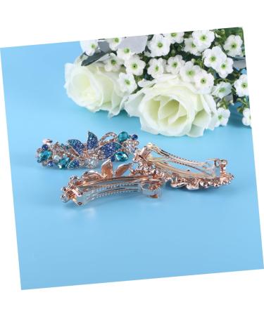 FRCOLOR 4pc Crystal Hair Claw Clip Alligator Hair Clips Women Hair Bows Barrettes French Hair Barrettes Retro Hairpins Bridal Hair Accessories Rhinestone Hair Pins Bride Large Headgear - Buy Online on GoSupps.com