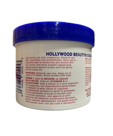 Hollywood Beauty Cocoa Butter Skin Creme 25 oz - Pack of 5 | Moisturizing & Nourishing | International Shipping Available - Buy Online on GoSupps.com